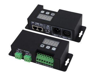 高效精準的燈光控制神器 繽彩4路恒流DMX512控制器詳解